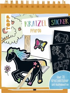 Kratzel-Stickerbuch Pferde - frechverlag