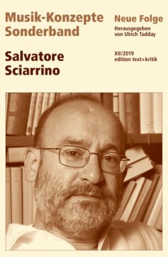 Salvatore Sciarrino / Musik-Konzepte (Neue Folge), Sonderband