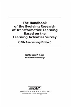 Handbook of the Evolving Research of Transformative Learning (eBook, ePUB)