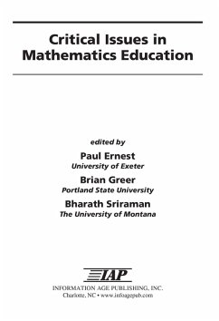 Critical Issues in Mathematics Education (eBook, ePUB)