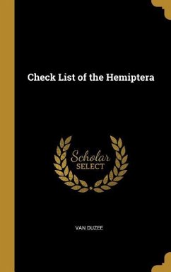 Check List of the Hemiptera