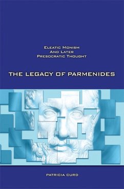 Legacy of Parmenides (eBook, ePUB) - Curd, Patricia