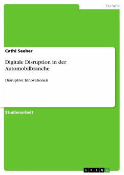 Digitale Disruption in der Automobilbranche (eBook, PDF)