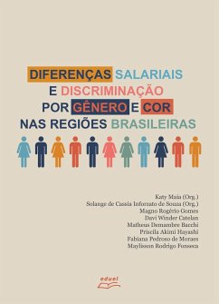 Cover Diferenças salariais e discriminação por gênero e cor nas regiões brasileiras (eBook, ePUB)