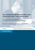 Die 'Geschichte der Romanistik an der Universität Jena' von Herbert Koch (eBook, PDF)