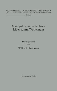 Cover Manegold von Lautenbach, Liber contra Wolfelmum