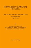Lantbert von Deutz, Vita Heriberti, Miracula Heriberti. Gedichte. Liturgische Texte