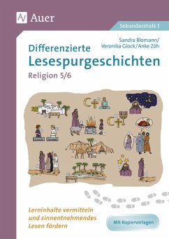 Differenzierte Lesespurgeschichten Religion 5-6 - Blomann, Sandra;Glock, Veronika;Zöh, Anke