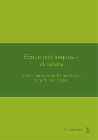 Equus und aequus - et cetera
