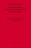 Johannes de Muris, Epistola super reformatione antiqui kalendarii Johannes de Muris, Epistola super reformatione antiqui kalendarii