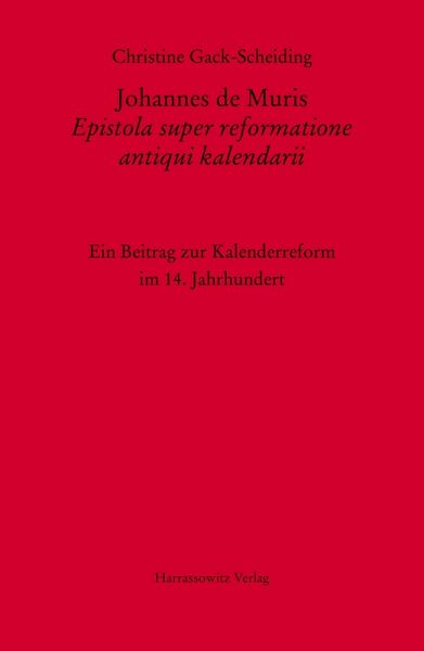 Johannes de Muris, Epistola super reformatione antiqui kalendarii