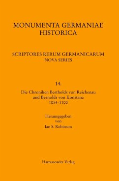 Die Chroniken Bertholds von Reichenau und Bernolds von Konstanz 1054-1100 - Robinson, Ian S.