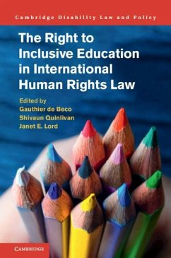 Cover Right to Inclusive Education in International Human Rights Law (eBook, ePUB)