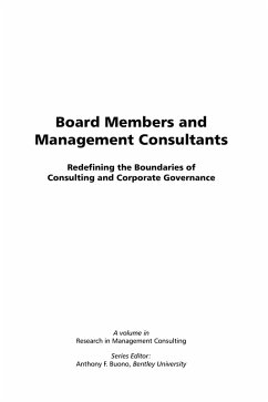 Board Members and Management Consultants (eBook, ePUB)