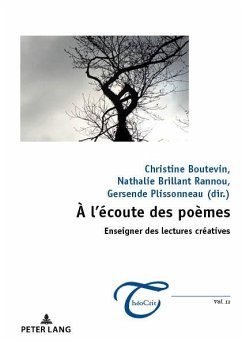 Cover À l'écoute des poèmes : enseigner des lectures créatives (eBook, PDF)