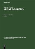 Andreas Heusler: Kleine Schriften. Band 1 (eBook, PDF)