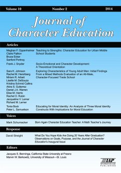 Journal of Character Education (eBook, ePUB)