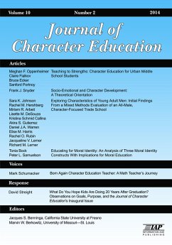 Cover Journal of Character Education (eBook, ePUB)