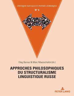 Cover Approches philosophiques du structuralisme linguistique russe (eBook, ePUB)