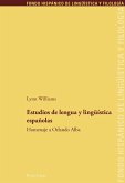 Estudios de lengua y lingueistica espanolas (eBook, ePUB)