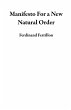Manifesto For a New Natural Order... - Bild 1