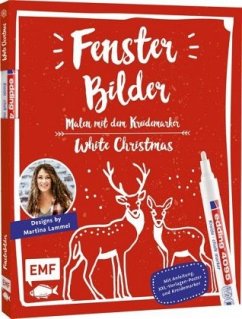 Fensterbilder malen mit dem Kreidemarker - White Christmas - Lammel, Martina