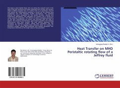 Heat Transfer on MHD Peristaltic rotating flow of a Jeffrey fluid