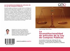 La Inconstitucionalidad de artículos de la Ley de Compras Públicas