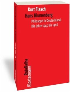 Hans Blumenberg - Flasch, Kurt