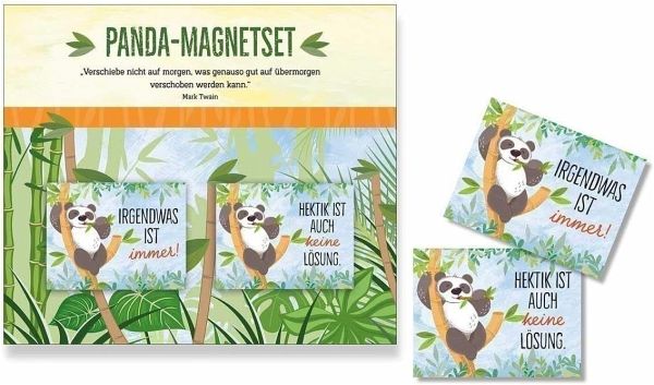 Magnet-Set Panda