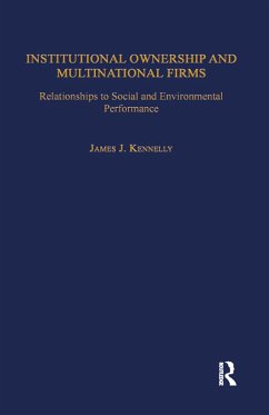 Cover Institutional Ownership and Multinational Firms (eBook, PDF)