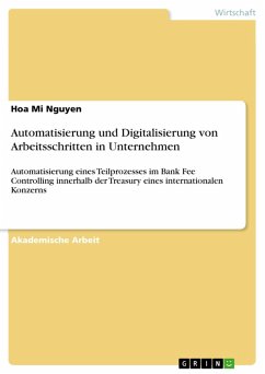 Automatisierung und Digitalisierung von Arbeitsschritten in Unternehmen (eBook, PDF) - Nguyen, Hoa Mi