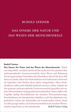 Das Innere der Natur und das Wesen der Menschenseele - Steiner, Rudolf