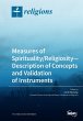 Measures of Spirituality/Religiosity-... - Bild 1