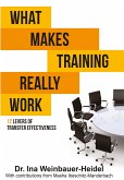 WHAT MAKES TRAINING REALLY WORK