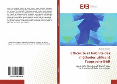 Efficacité et fiabilité des méthodes utilisant l¿approche B&B - Guettal, Djaouida