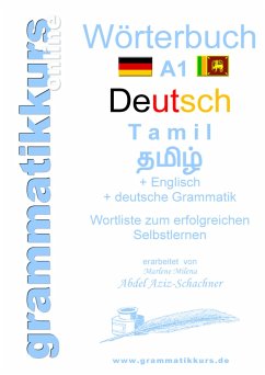 Wörterbuch Deutsch - Tamil Englisch A1 - Abdel Aziz-Schachner, Marlene Milena