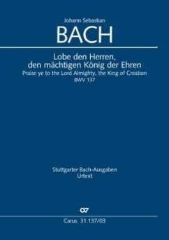 Lobe den Herren, den mächtigen König der Ehren (Klavierauszug) - Bach, Johann Sebastian