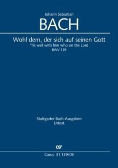 Wohl dem, der sich auf seinen Gott (Klavierauszug) - Bach, Johann Sebastian