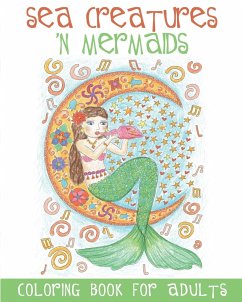 Sea Creatures 'n Mermaids Coloring Book for Adults - Acb L Adult Coloring Books