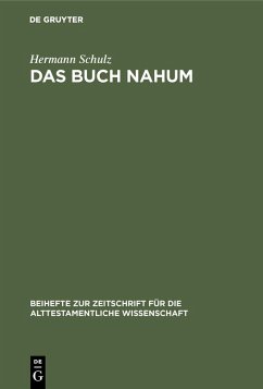 Cover Das Buch Nahum (eBook, PDF)