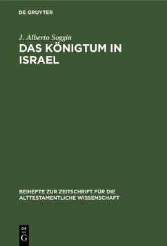 Das Königtum in Israel (eBook, PDF) - Soggin, J. Alberto
