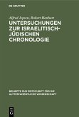 Untersuchungen zur israelitisch-jüdischen Chronologie (eBook, PDF)
