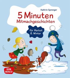 5 Minuten Mitmachgeschichten für Herbst und Winter - Sprenger, Kathrin
