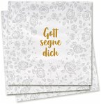 Servietten 'Gott segne dich'