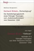 Gerhard Kittels Verteidigung   Gerhard Kittel's Defence