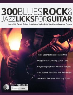 300 Blues, Rock and Jazz Licks for Guitar - Alexander, Joseph