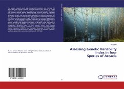 Assessing Genetic Variability Index in four Species of Accacia