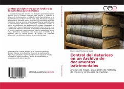 Control del deterioro en un Archivo de documentos patrimoniales - Carrazana García, Daymí Isabel