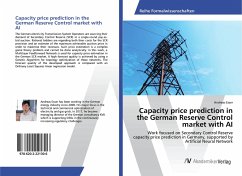 Capacity price prediction in the German Reserve Control market with AI